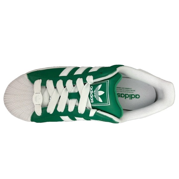adidas Unisex\'s Superstar II JI3076 Semi Court Green Cloud White Core Black SZ 9 main image 5